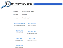 Tablet Screenshot of dataprivacylab.org